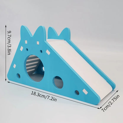 Colorful Hamster House with Slides and Stairs - Smarsty
