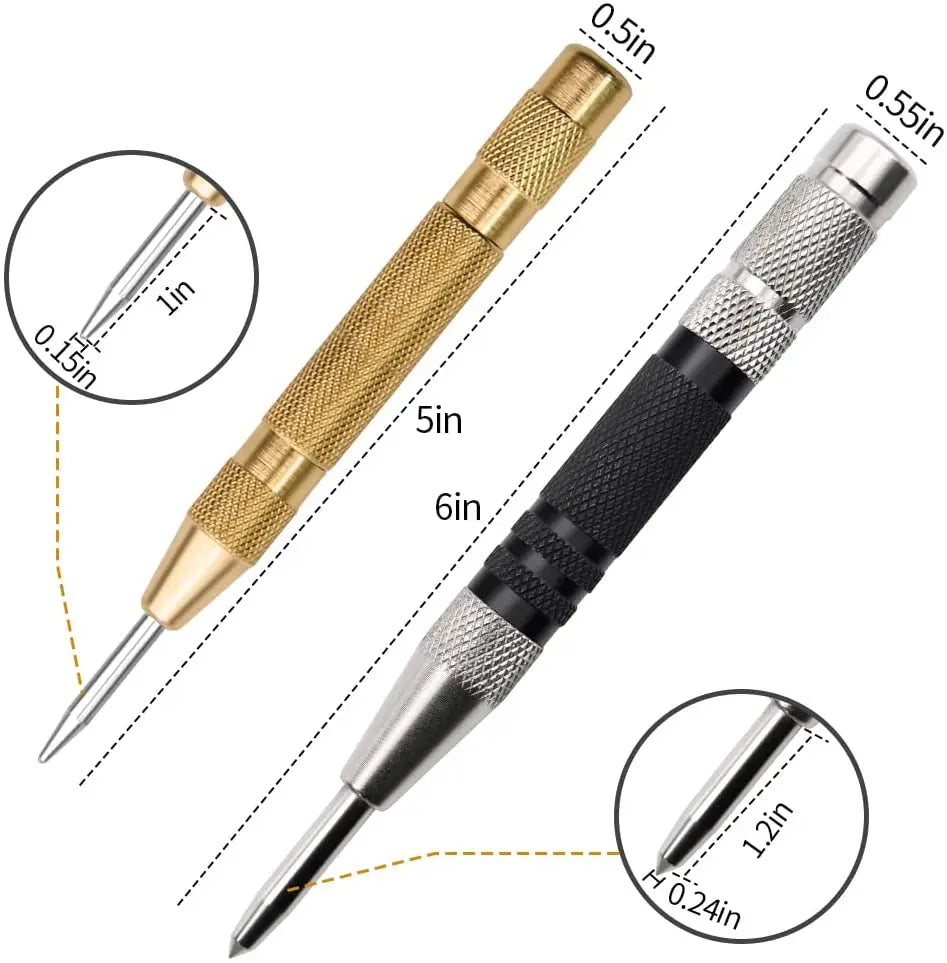 Automatic Center Punch Tool for Woodworking Precision - Smarsty