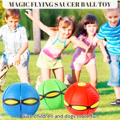 Interactive Chew Flying Saucer Dog Toy for Outdoor Fun - Smarsty