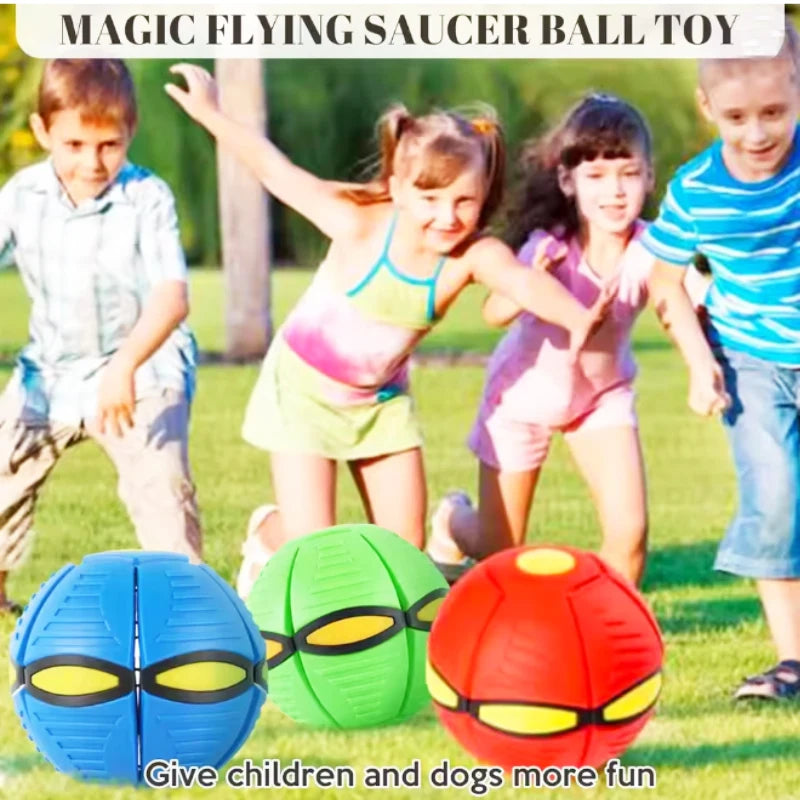 Interactive Chew Flying Saucer Dog Toy for Outdoor Fun - Smarsty