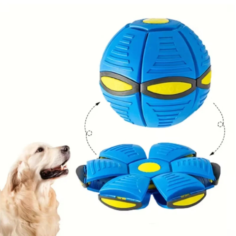 Interactive Chew Flying Saucer Dog Toy for Outdoor Fun - Smarsty