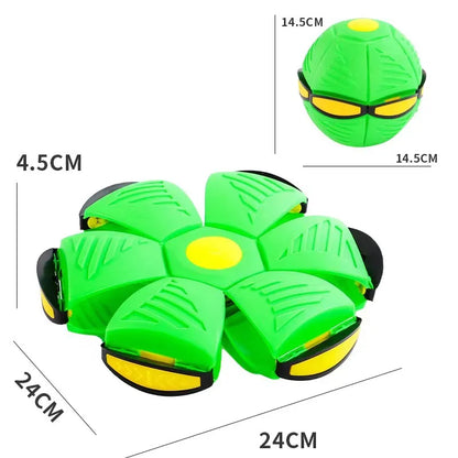 Interactive Chew Flying Saucer Dog Toy for Outdoor Fun - Smarsty