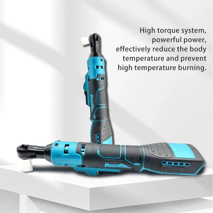 Cordless Electric Ratchet Wrench With Rechargeable Battery - Smarsty