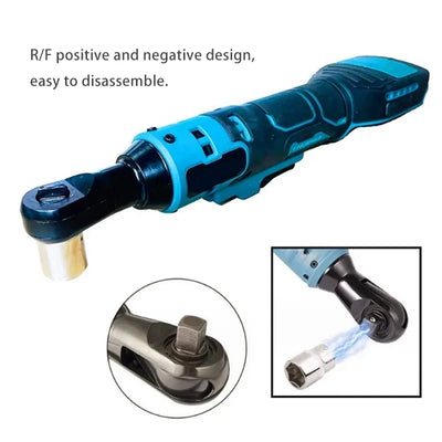 Cordless Electric Ratchet Wrench With Rechargeable Battery - Smarsty