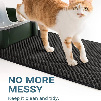 Waterproof Cat Litter Mat with Double Layer Design - Smarsty