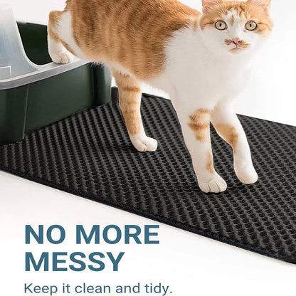 Waterproof Cat Litter Mat with Double Layer Design - Smarsty