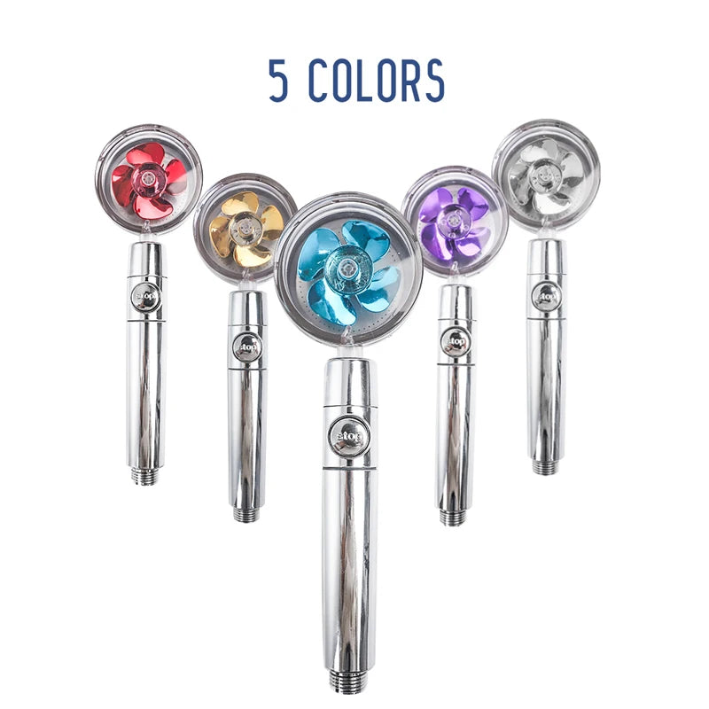 High pressure rotating helix shower head - Smarsty