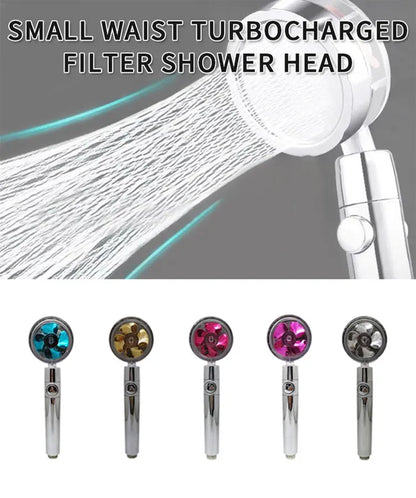 High pressure rotating helix shower head - Smarsty