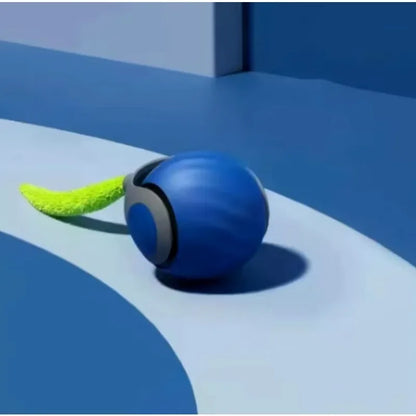 Interactive Rolling Cat Toy with Faux Tail - Smarsty
