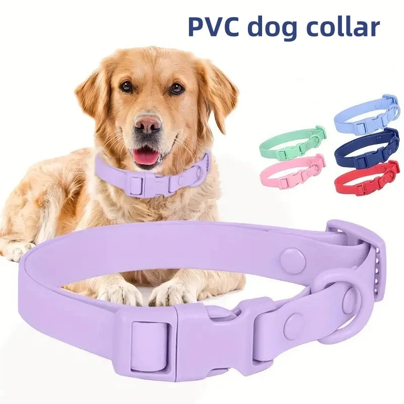 Waterproof Macaron Colored PVC Dog Collar Easy To Clean - Smarsty