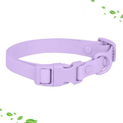 Waterproof Macaron Colored PVC Dog Collar Easy To Clean - Smarsty