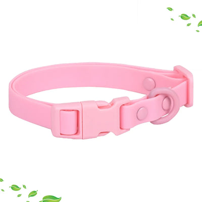 Waterproof Macaron Colored PVC Dog Collar Easy To Clean - Smarsty