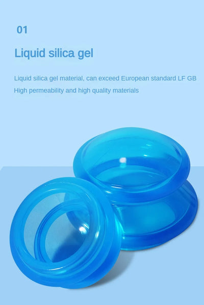Anti-Cellulite Silicone Cupping Massage Cups for Firm Skin - Smarsty