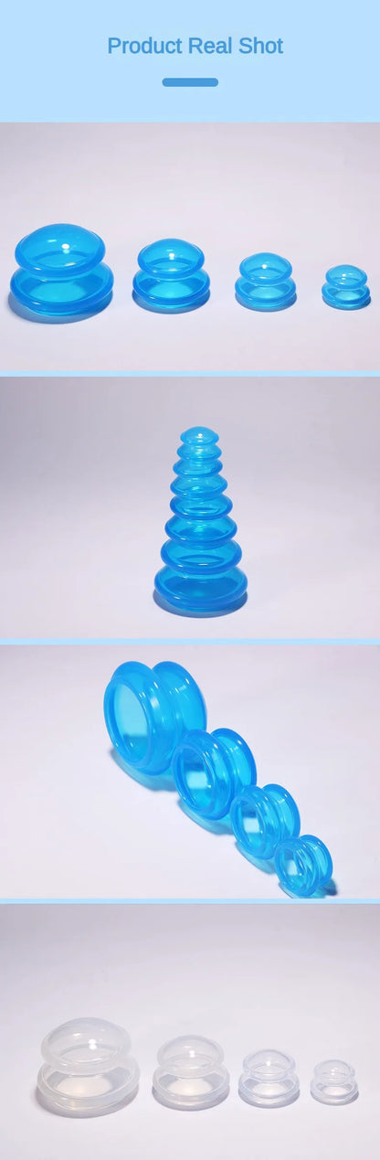 Anti-Cellulite Silicone Cupping Massage Cups for Firm Skin - Smarsty