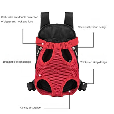 Breathable Portable Travel Pet Dog Carrier Backpack - Smarsty