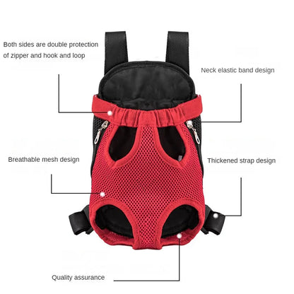 Breathable Portable Travel Pet Dog Carrier Backpack - Smarsty