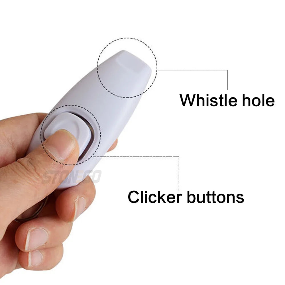 Pet Training Clicker and Whistle 2 in 1 Tool - Smarsty