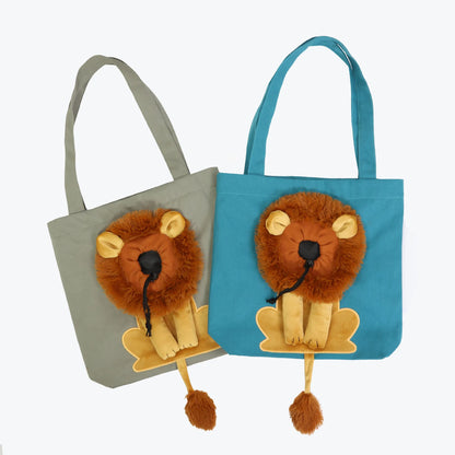 Lion Shaped Pet Carrier Bag for Comfortable Travel - Smarsty