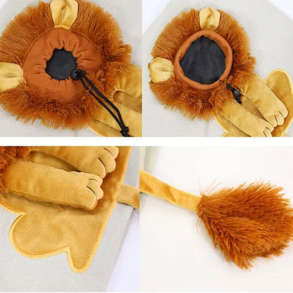 Lion Shaped Pet Carrier Bag for Comfortable Travel - Smarsty