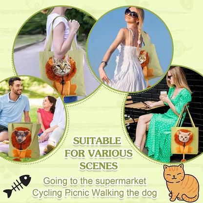 Lion Shaped Pet Carrier Bag for Comfortable Travel - Smarsty