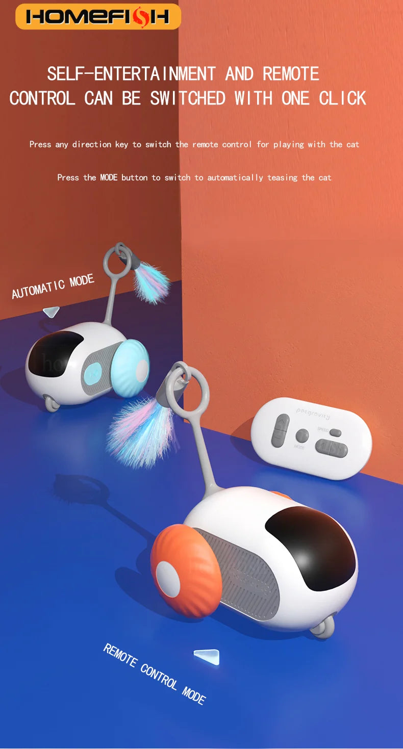 Smart Cat Toy Automatic Moving Interactive Car - Smarsty