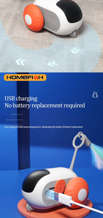 Smart Cat Toy Automatic Moving Interactive Car - Smarsty