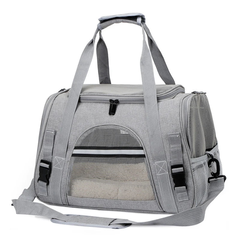 Soft-Sided Portable Cat Carrier Bag for Travel - Smarsty