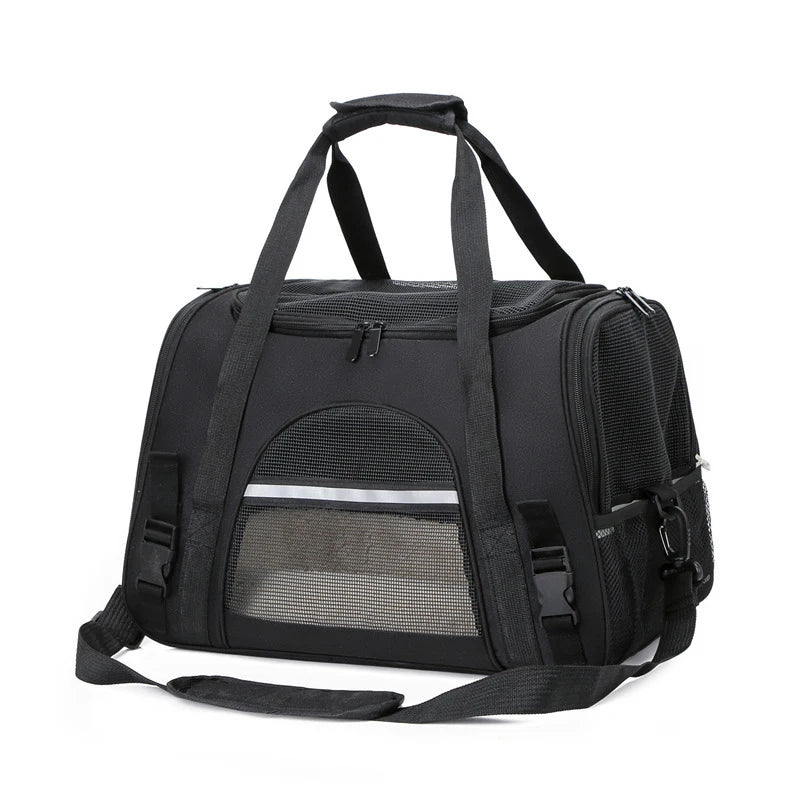 Soft-Sided Portable Cat Carrier Bag for Travel - Smarsty
