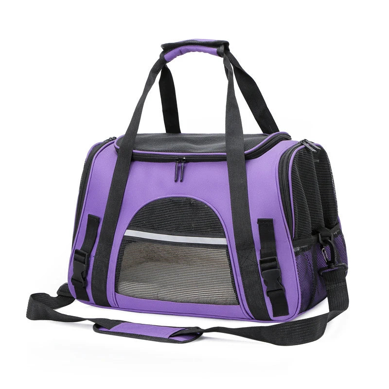 Soft-Sided Portable Cat Carrier Bag for Travel - Smarsty