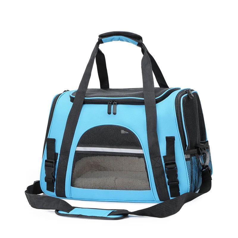 Soft-Sided Portable Cat Carrier Bag for Travel - Smarsty