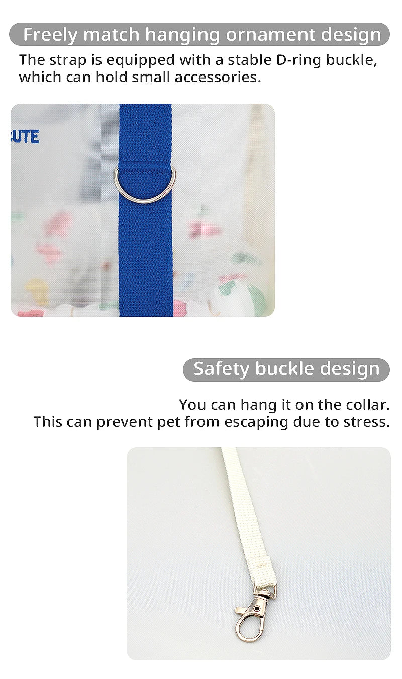 ONECUTE Portable Breathable Pet Carrier Bag for Small Dogs - Smarsty