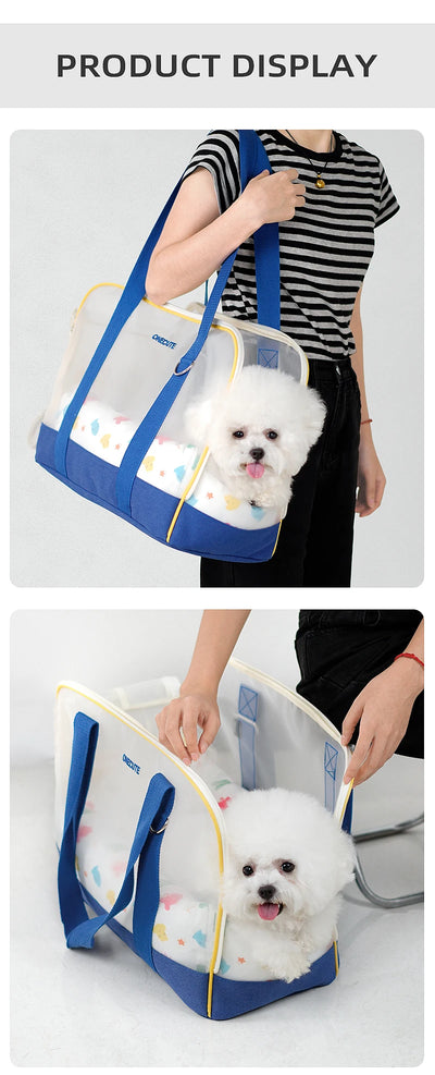 ONECUTE Portable Breathable Pet Carrier Bag for Small Dogs - Smarsty