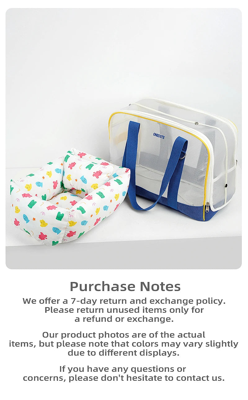 ONECUTE Portable Breathable Pet Carrier Bag for Small Dogs - Smarsty
