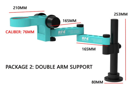 RF4 Stereo Microscope with Articulating Arm for Maintenance - Smarsty