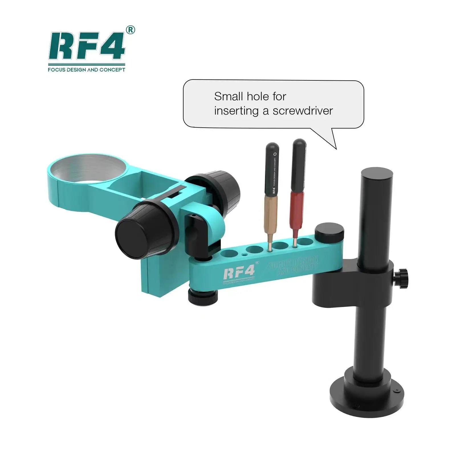 RF4 Stereo Microscope with Articulating Arm for Maintenance - Smarsty