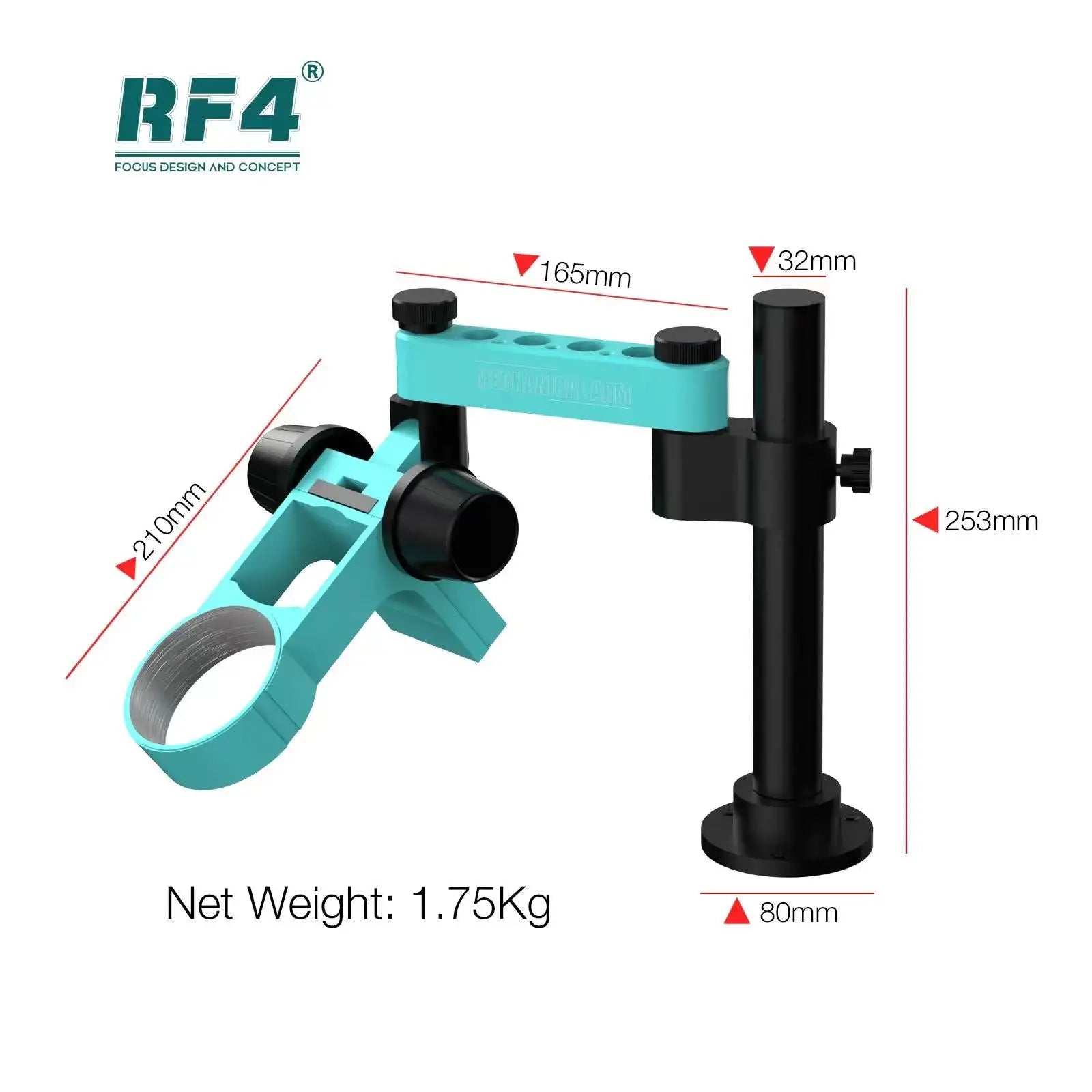 RF4 Stereo Microscope with Articulating Arm for Maintenance - Smarsty