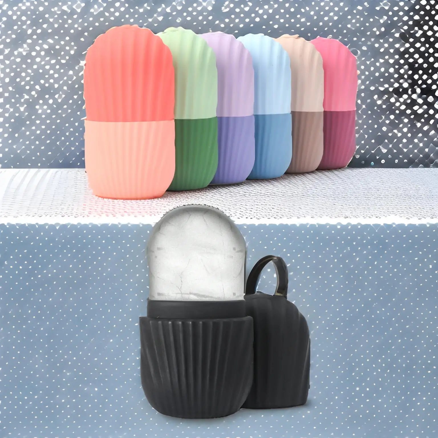Silicone Ice Roller Massager for Soothing Skin Care - Smarsty