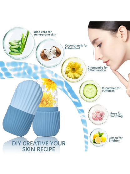 Silicone Ice Roller Massager for Soothing Skin Care - Smarsty
