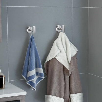 Stainless Steel Towel Hooks for Secure Bathroom Organization - Smarsty