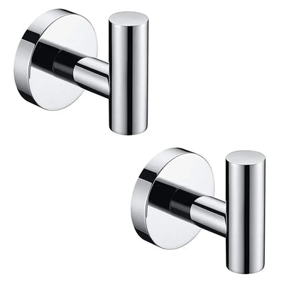 Stainless Steel Towel Hooks for Secure Bathroom Organization - Smarsty