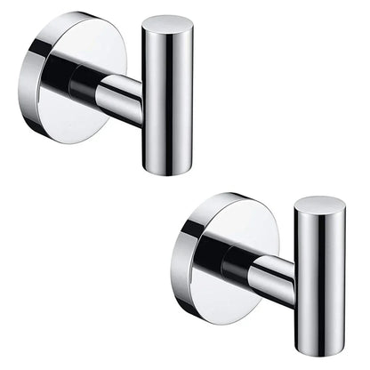 Stainless Steel Towel Hooks for Secure Bathroom Organization - Smarsty