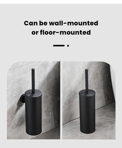 Stainless Steel Wall Mounted Toilet Brush Holder Accessory - Smarsty