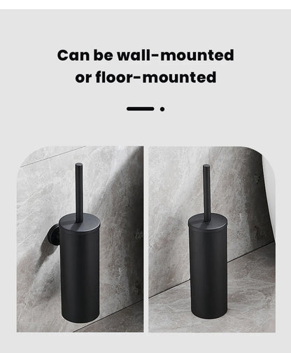 Stainless Steel Wall Mounted Toilet Brush Holder Accessory - Smarsty