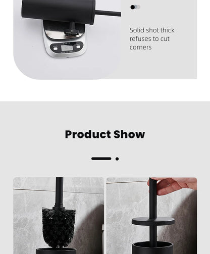 Stainless Steel Wall Mounted Toilet Brush Holder Accessory - Smarsty
