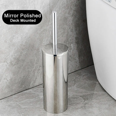 Stainless Steel Wall Mounted Toilet Brush Holder Accessory - Smarsty