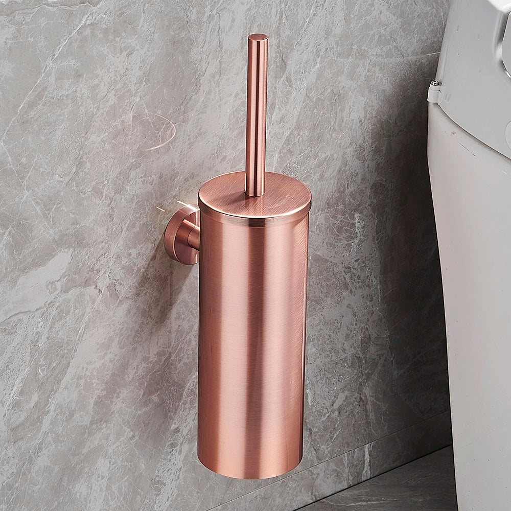 Stainless Steel Wall Mounted Toilet Brush Holder Accessory - Smarsty
