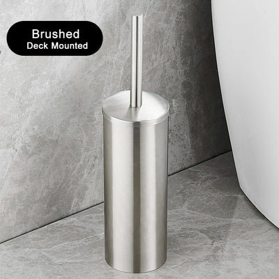 Stainless Steel Wall Mounted Toilet Brush Holder Accessory - Smarsty
