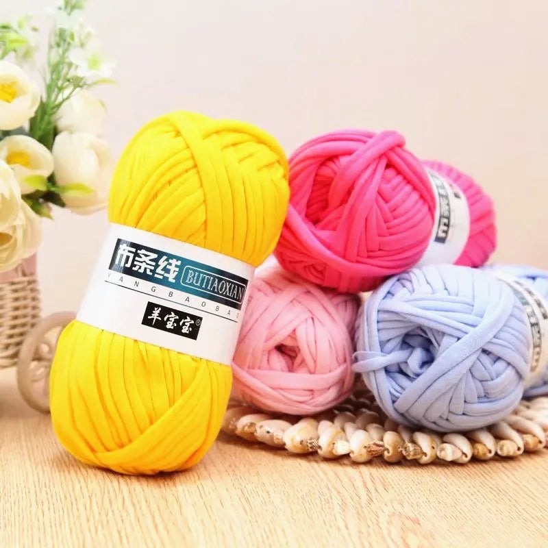 Super Soft Colored Strip Yarn for Hand Knitting - Smarsty