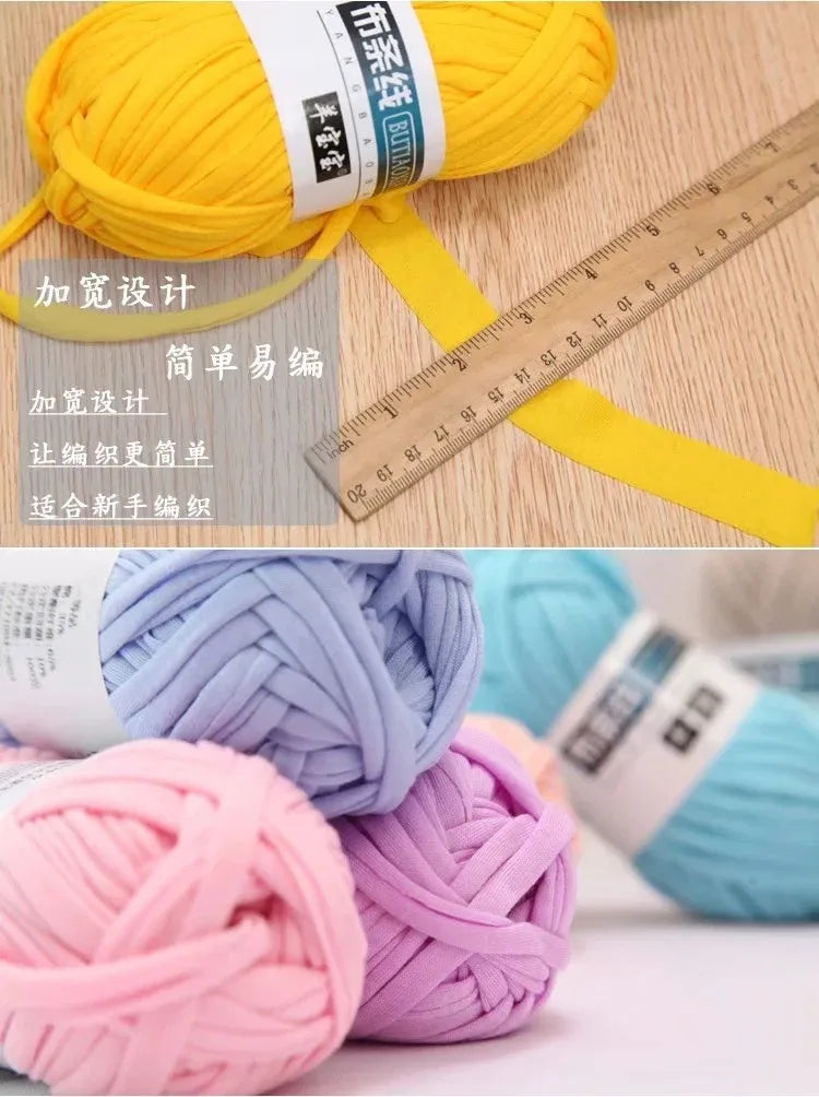 Super Soft Colored Strip Yarn for Hand Knitting - Smarsty