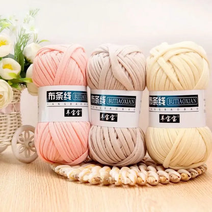 Super Soft Colored Strip Yarn for Hand Knitting - Smarsty